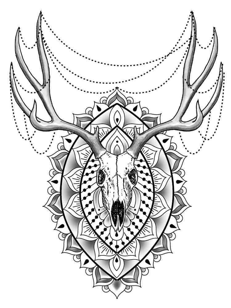 mandala coloring pages for adults animals - photo #21