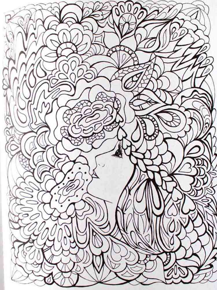 Art Therapy coloring pages for adults Free Printable Art