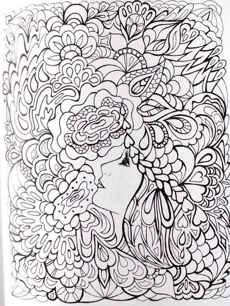 Art Therapy coloring pages for adults. Free Printable Art Therapy