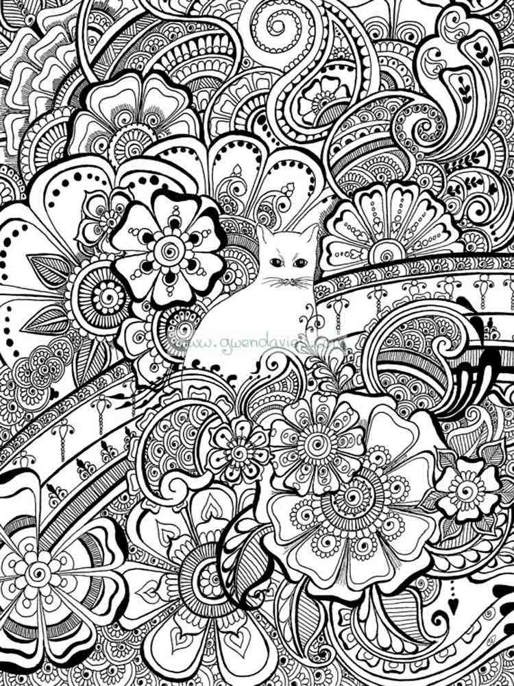 Printable Adult Art Therapy Coloring Pages