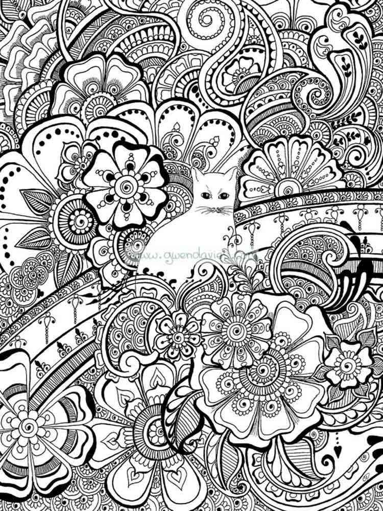 Art Therapy coloring pages for adults Free Printable Art