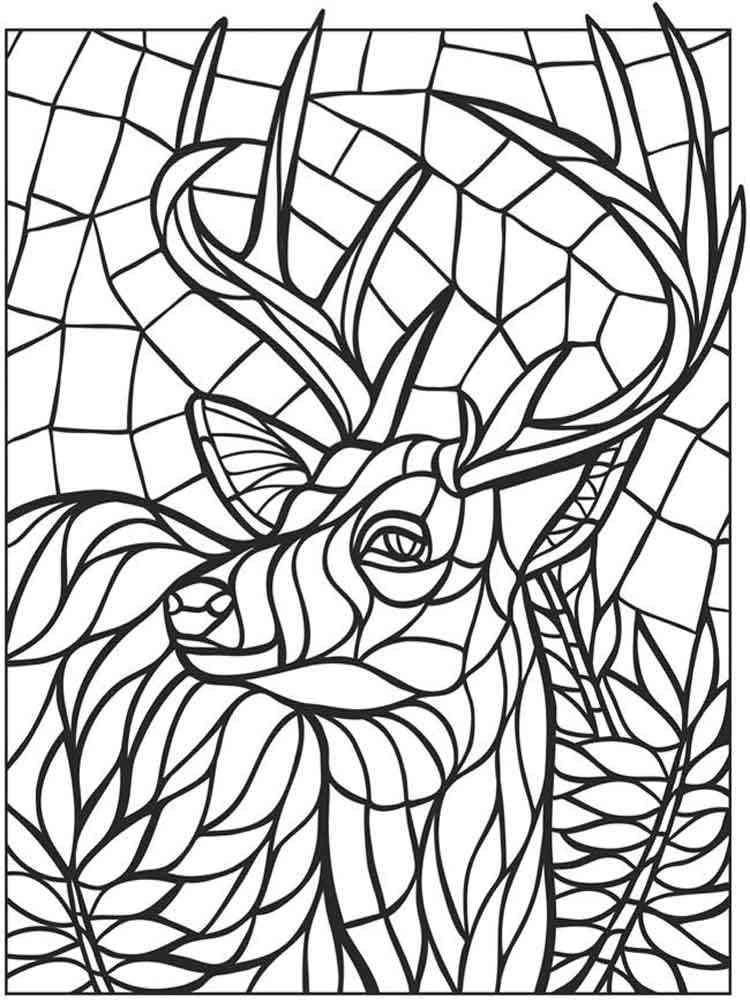 Mosaic Coloring Pages For Adults Free Printable Mosaic Coloring Pages