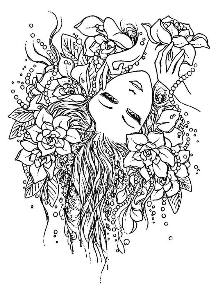 Anxiety Coloring Pages Printable : Free Adult Coloring Pages Happiness