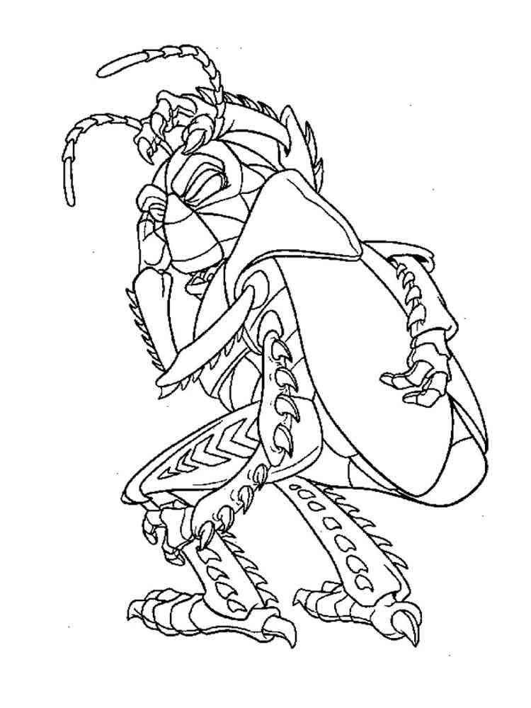a bugs life coloring book pages - photo #18