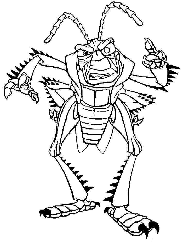 a bugs life coloring book pages - photo #41