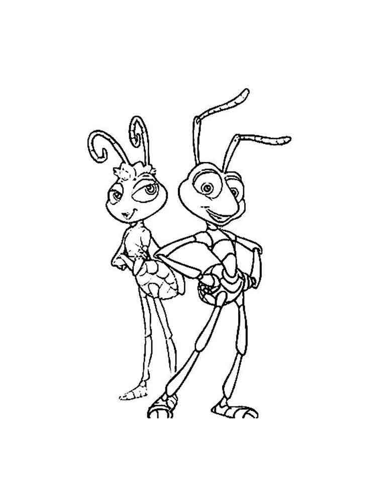 a bugs life coloring pages for kids - photo #27