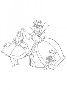 Alice in Wonderland coloring page 42 - Free printable