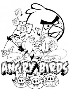 Angry Birds coloring page 44 - Free printable