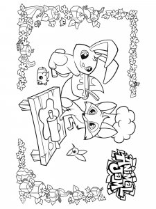 Animal Jam coloring page 4 - Free printable