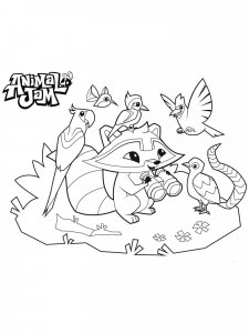 Animal Jam coloring page 9 - Free printable