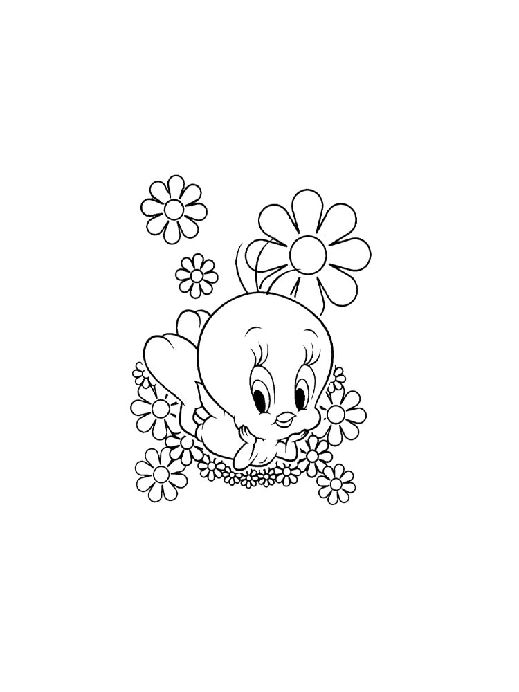 Coloriage Looney Tunes Baby