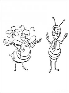 Bee Movie coloring page 5 - Free printable