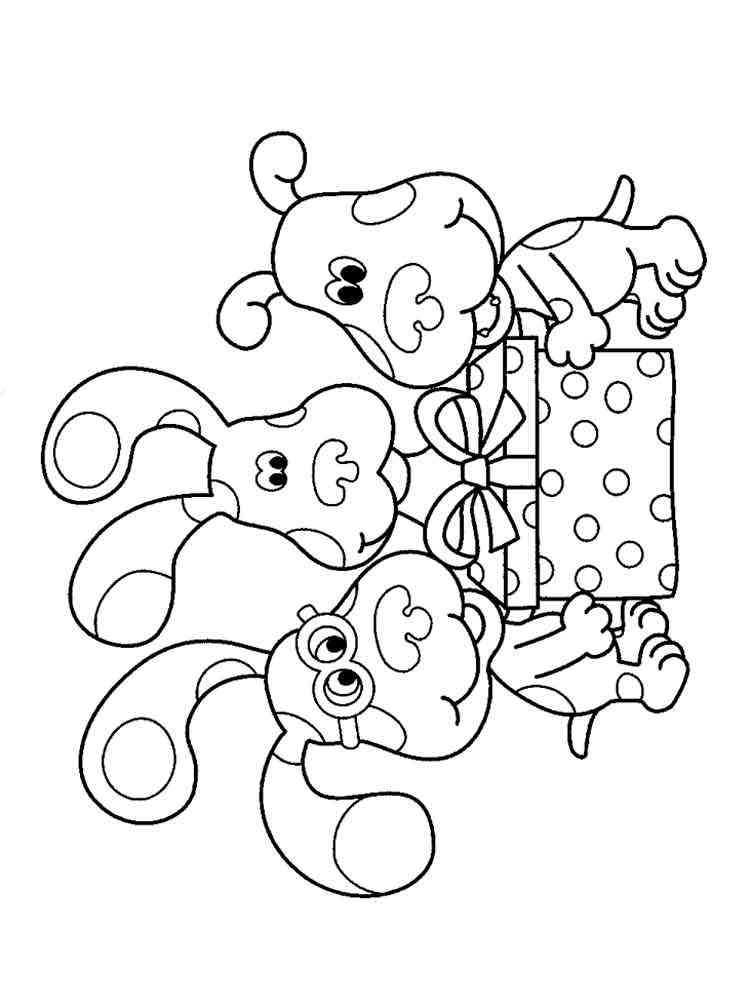 magenta blues clues coloring pages - photo #31