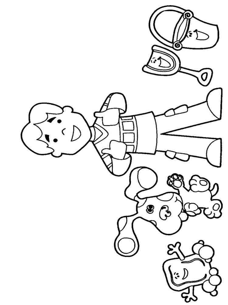 magenta from blues clues coloring pages - photo #28