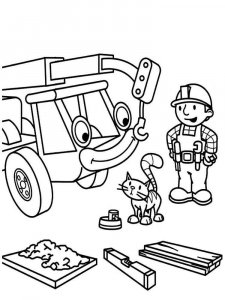 Bob the Builder coloring page 1 - Free printable