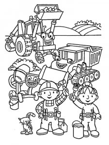 Bob the Builder coloring page 4 - Free printable