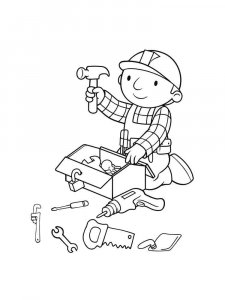 Bob the Builder coloring page 9 - Free printable