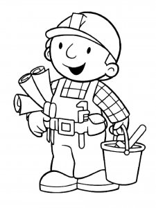 Bob the Builder coloring page 58 - Free printable