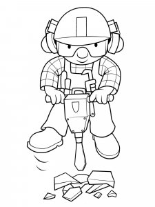 Bob the Builder coloring page 61 - Free printable