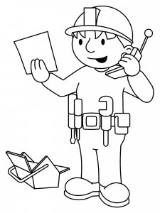 Bob the Builder coloring page 54 - Free printable