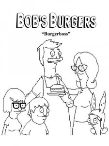 Bob's Burgers coloring page 8 - Free printable