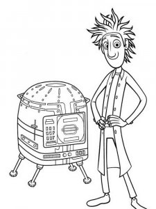Cloudy with a Chance of Meatballs coloring page 9 - Free printable
