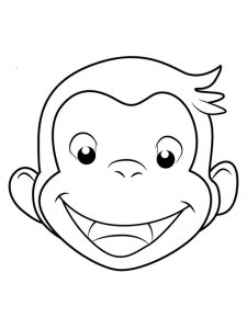 Curious George coloring page 25 - Free printable