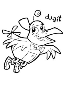 Cyberchase coloring page 7 - Free printable