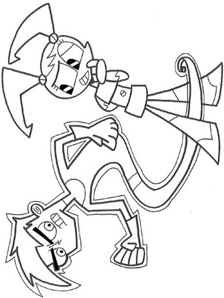 danny phantom coloring pages game time - photo #17