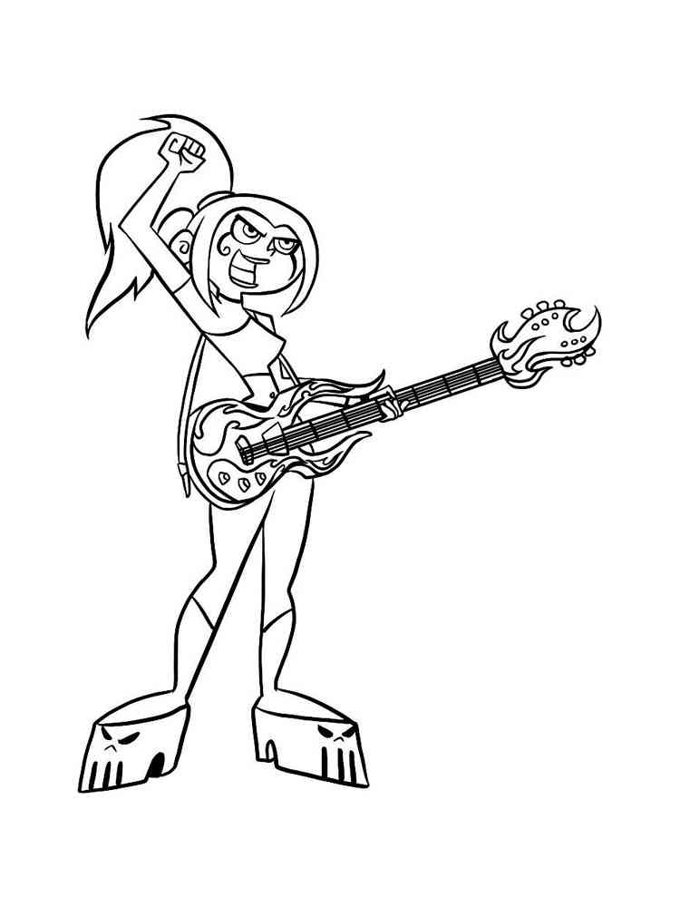 danny phantom printable coloring pages - photo #22