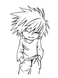 Death Note coloring page 10 - Free printable
