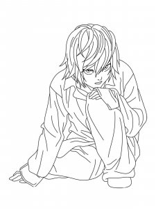 Death Note coloring page 17 - Free printable