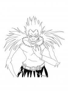 Death Note coloring page 18 - Free printable