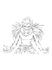 Death Note coloring page 4 - Free printable