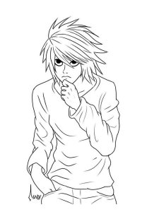 Death Note coloring page 5 - Free printable