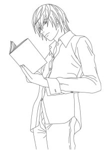 Death Note coloring page 7 - Free printable