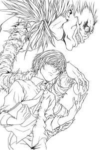 Death Note coloring page 8 - Free printable