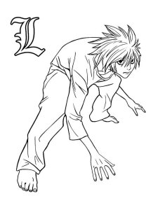 Death Note coloring page 9 - Free printable