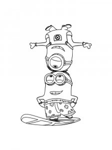 Despicable Me coloring page 1 - Free printable