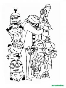Despicable Me coloring page 27 - Free printable