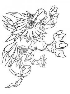 Digimon coloring page 19 - Free printable
