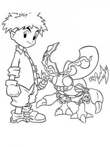 Digimon coloring page 6 - Free printable