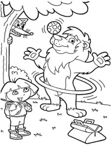 Dora the Explorer coloring page 55 - Free printable