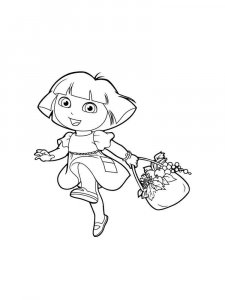 Dora the Explorer coloring page 57 - Free printable