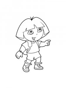 Dora the Explorer coloring page 59 - Free printable