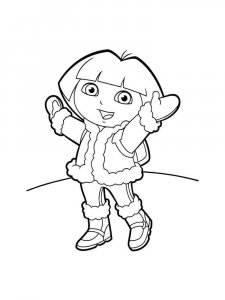 Dora the Explorer coloring page 60 - Free printable