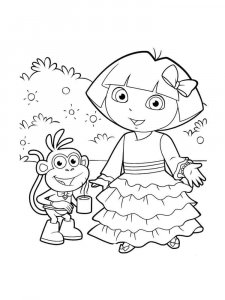 Dora the Explorer coloring page 62 - Free printable