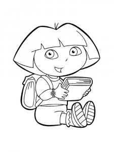 Dora the Explorer coloring page 63 - Free printable
