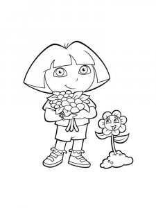 Dora the Explorer coloring page 64 - Free printable
