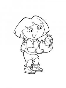 Dora the Explorer coloring page 67 - Free printable